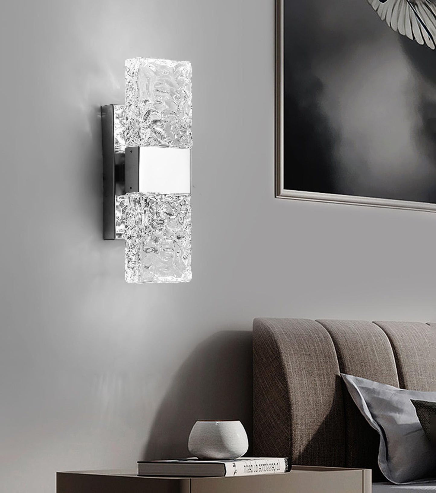Aplica Nordic Crystal Wall Light LED 3 culori 700 lm Wi-Fi