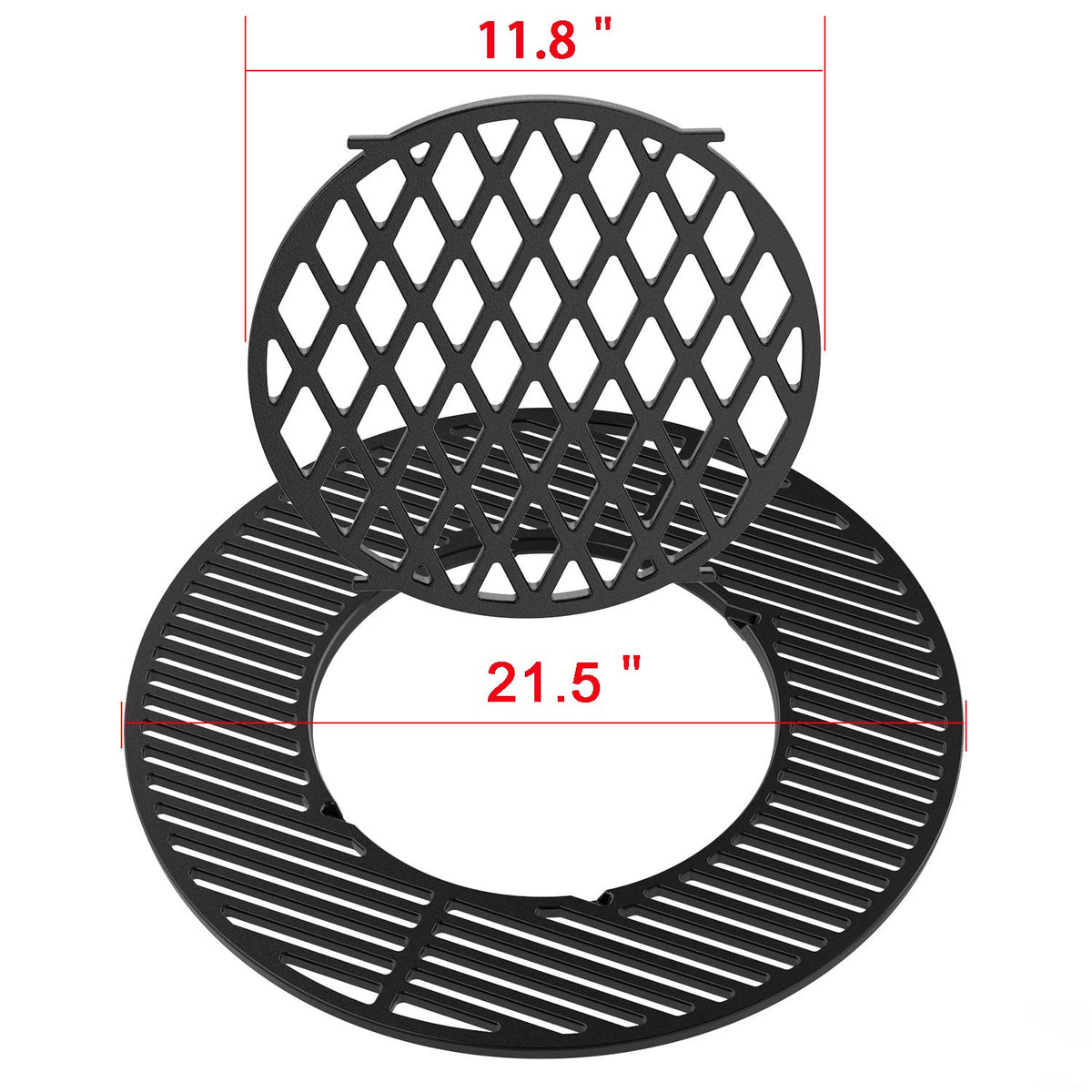 Gratar onlyfire pentru Weber 57 cm Kettle Grill fonta emailata