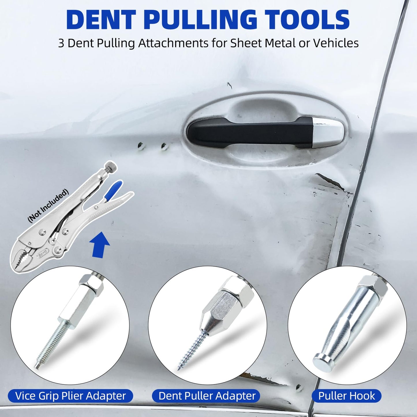Extractor cu ciocan culisant FreeTec ZY0016 8 functii pentru rulmenti
