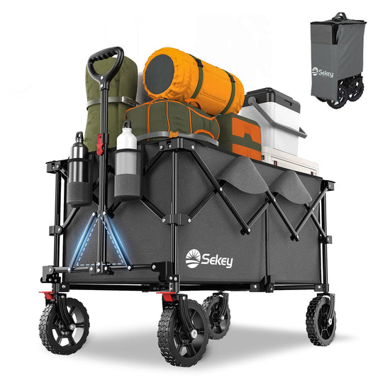 Carucior pliabil Sekey XXL Plus 200 L, 200 kg, roti off-road