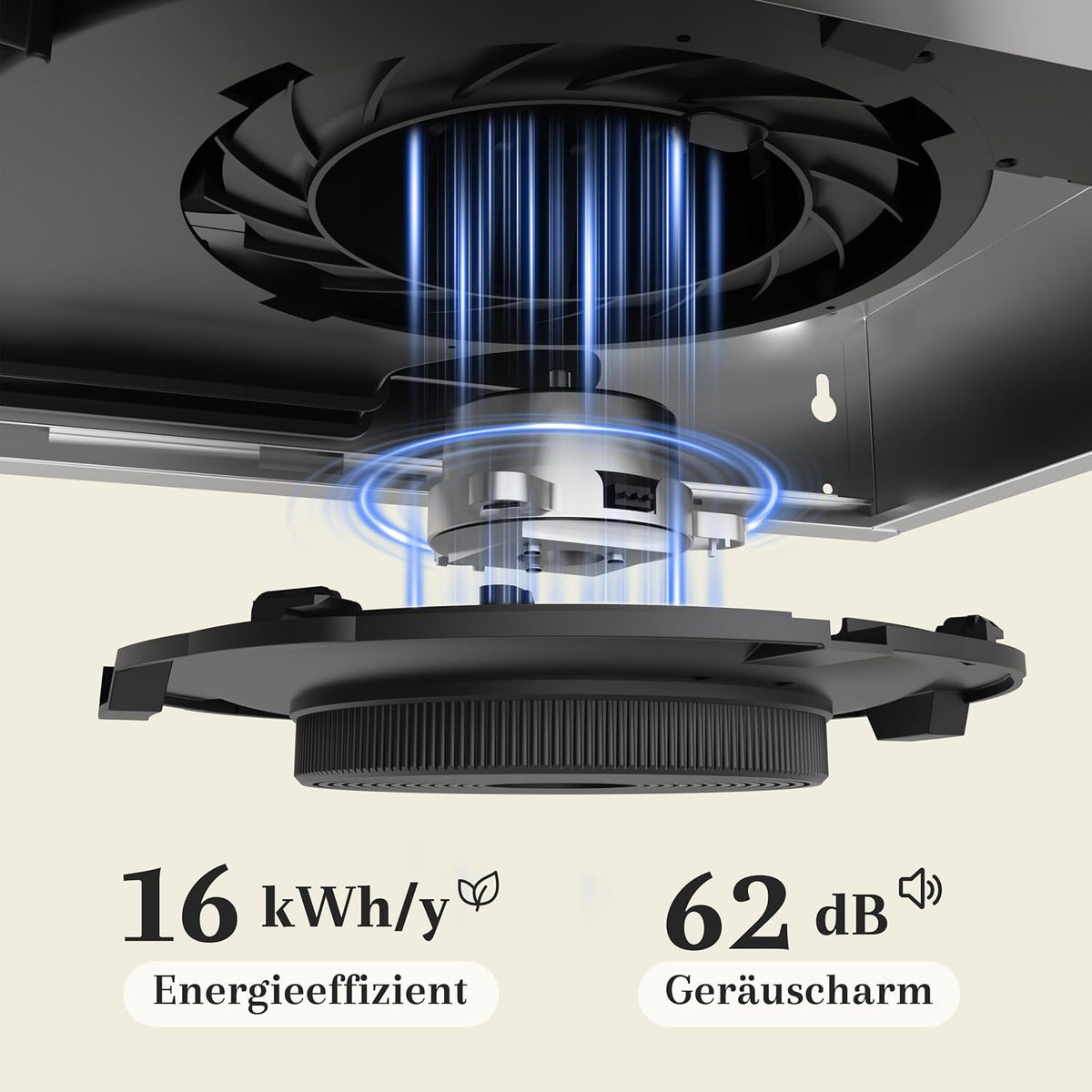 Hota incorporabila FIREGAS 60 cm cu motor brushless, extractie si recirculare