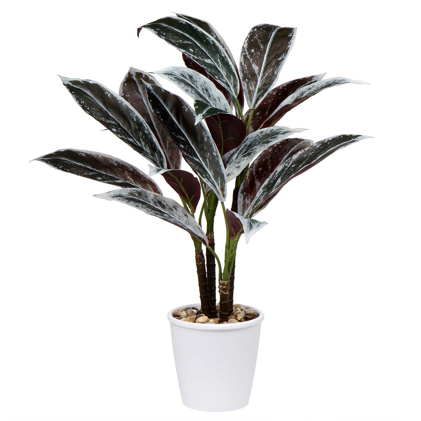 Planta artificiala Briful Cordyline Fruticosa 63 cm ghiveci decorativ