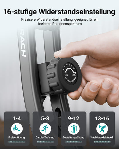 Bicicleta fitness MERACH MR-S15B1 pliabila, rezistenta magnetica 16 niveluri