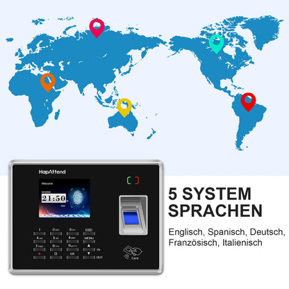 Scanner prezenta HapAttend H2-Plus NEW USB 600 dpi