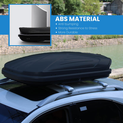 Cutie portbagaj auto MAGIC SELECT 600 L, montaj pe plafon
