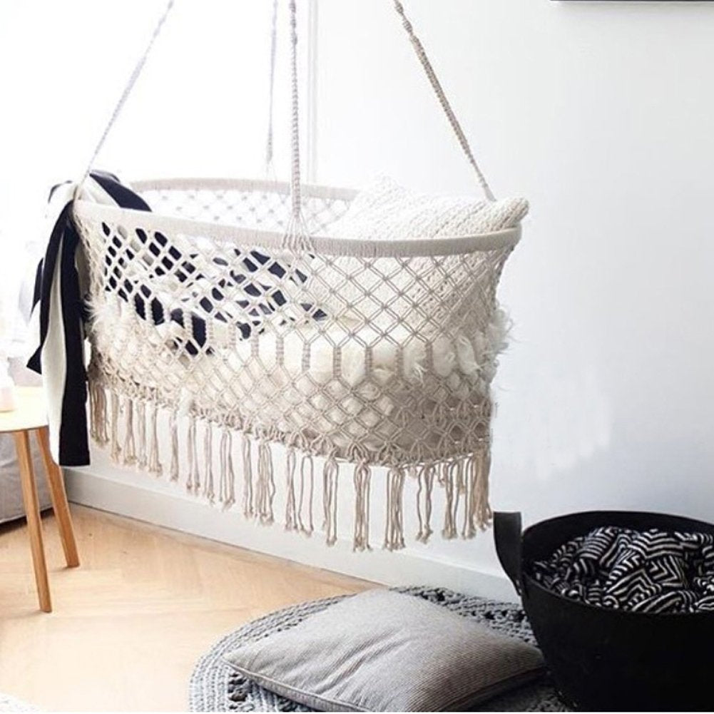 Leagan bebe Here&There Baby Cradle Tassel 4 kg, bej