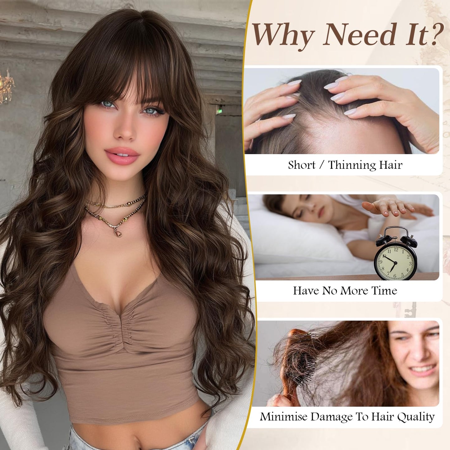 Peruca Sofeiyan Wavy Long Ombre Blonde 60 cm rezistenta la caldura