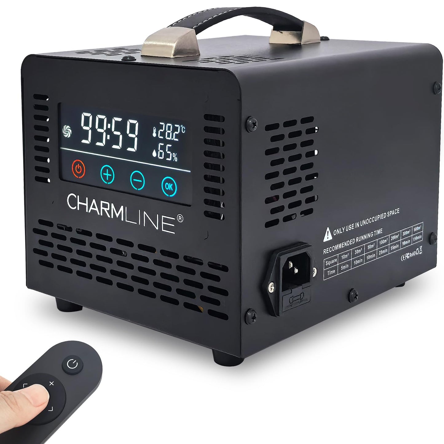 Generator ozon 60000 mg/h Charmline Smart cu telecomanda, pana la 500 m²