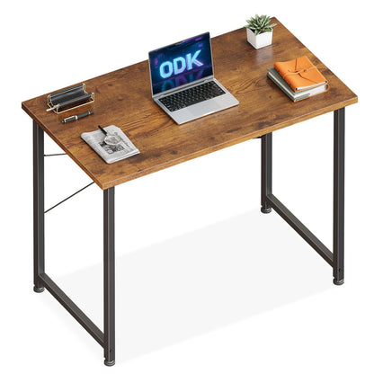Birou ODK Small Desk 100x48 cm Alb Modern cu Sertar