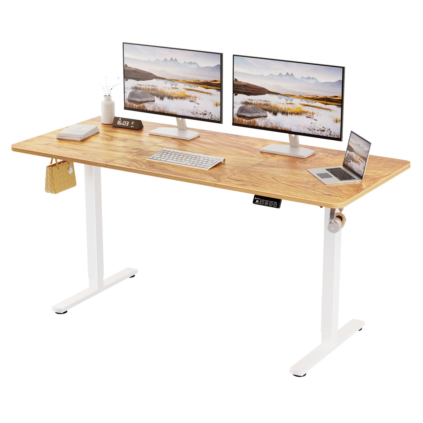 Birou Electric ERGOMAKER 160x70 cm, reglabil pe inaltime, memorie