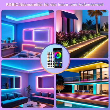 Banda LED Heromind A-042-RGBDT-5M 5 m RGB Bluetooth IP67