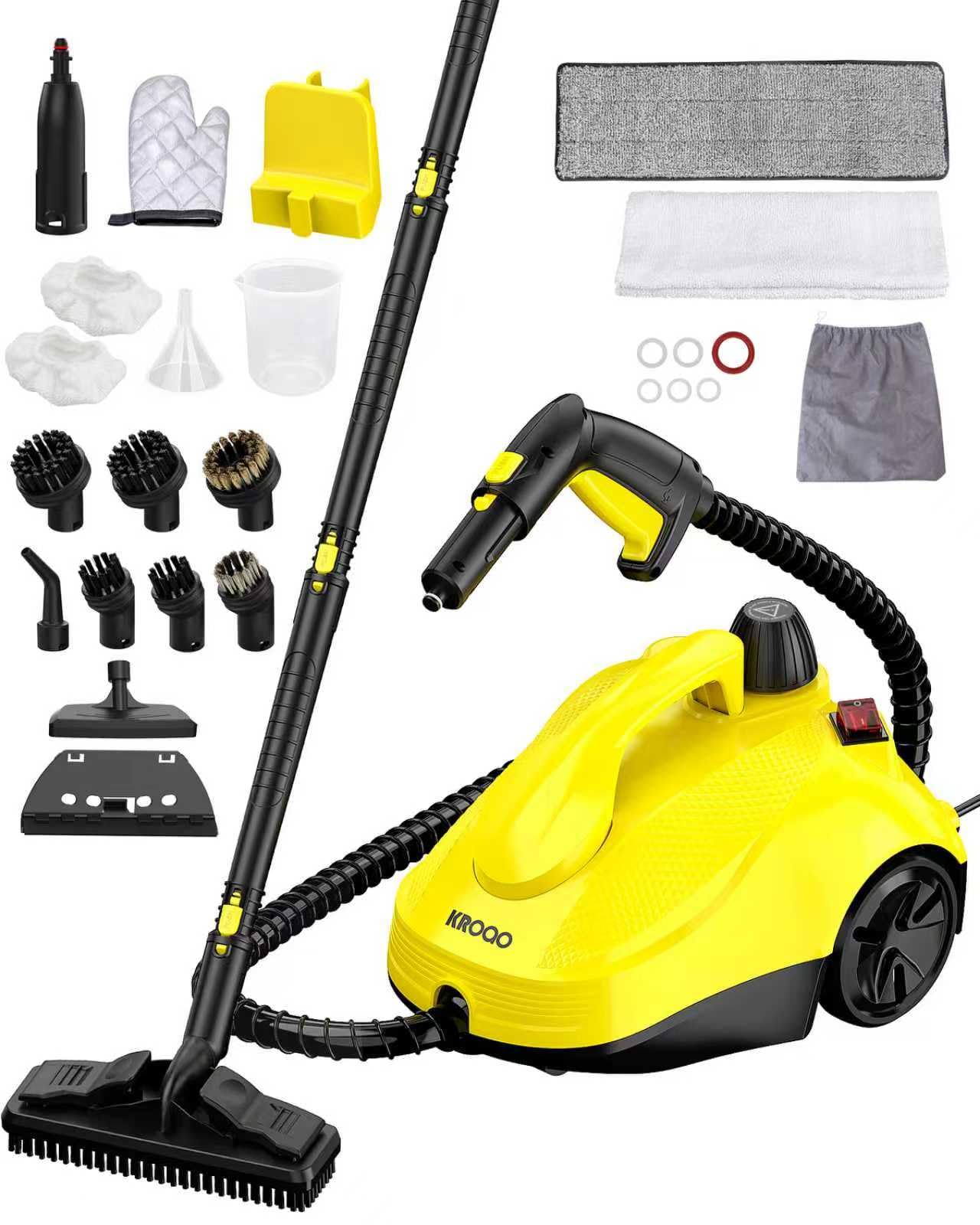 Aparat curatat cu abur 23 accesorii + cablu 5 m, pentru cuptoare si