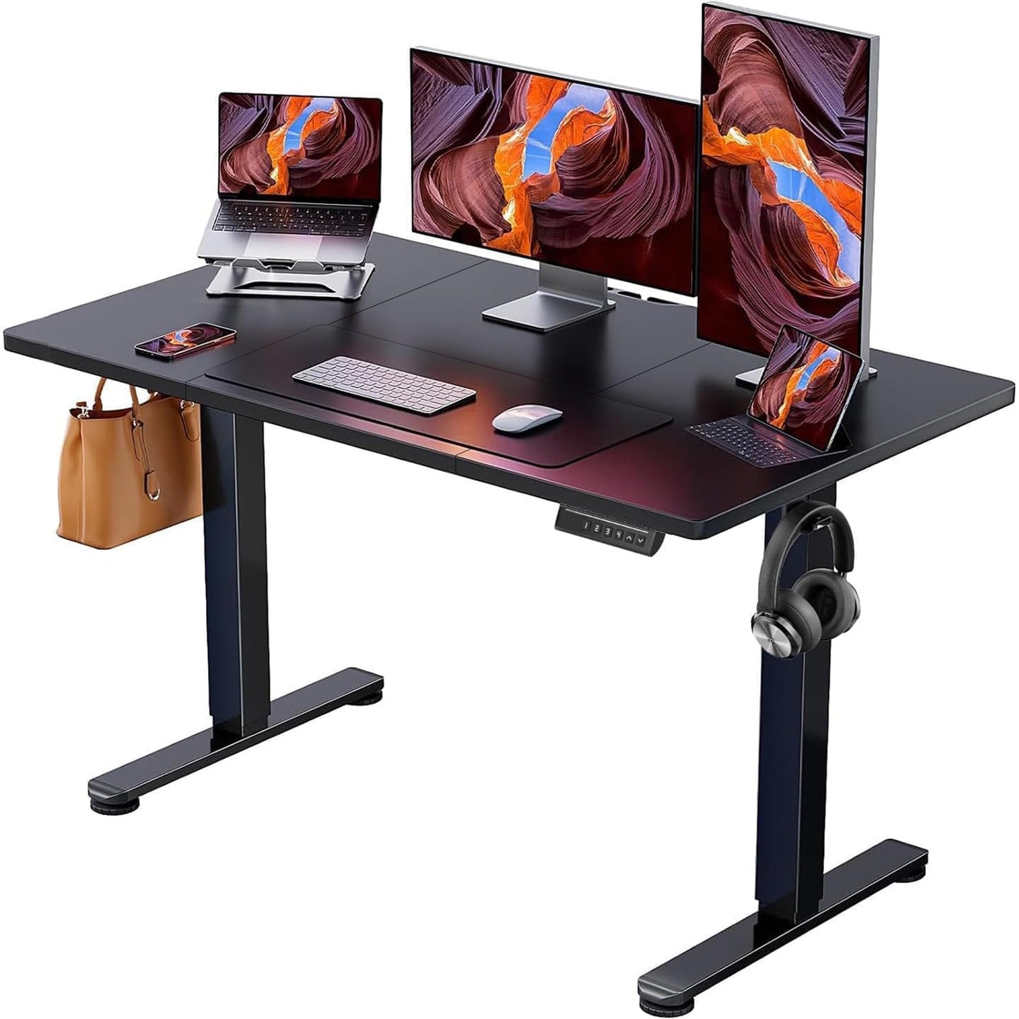 Birou ErGear Height-Adjustable Desk 160x80 cm electric 72-118 cm