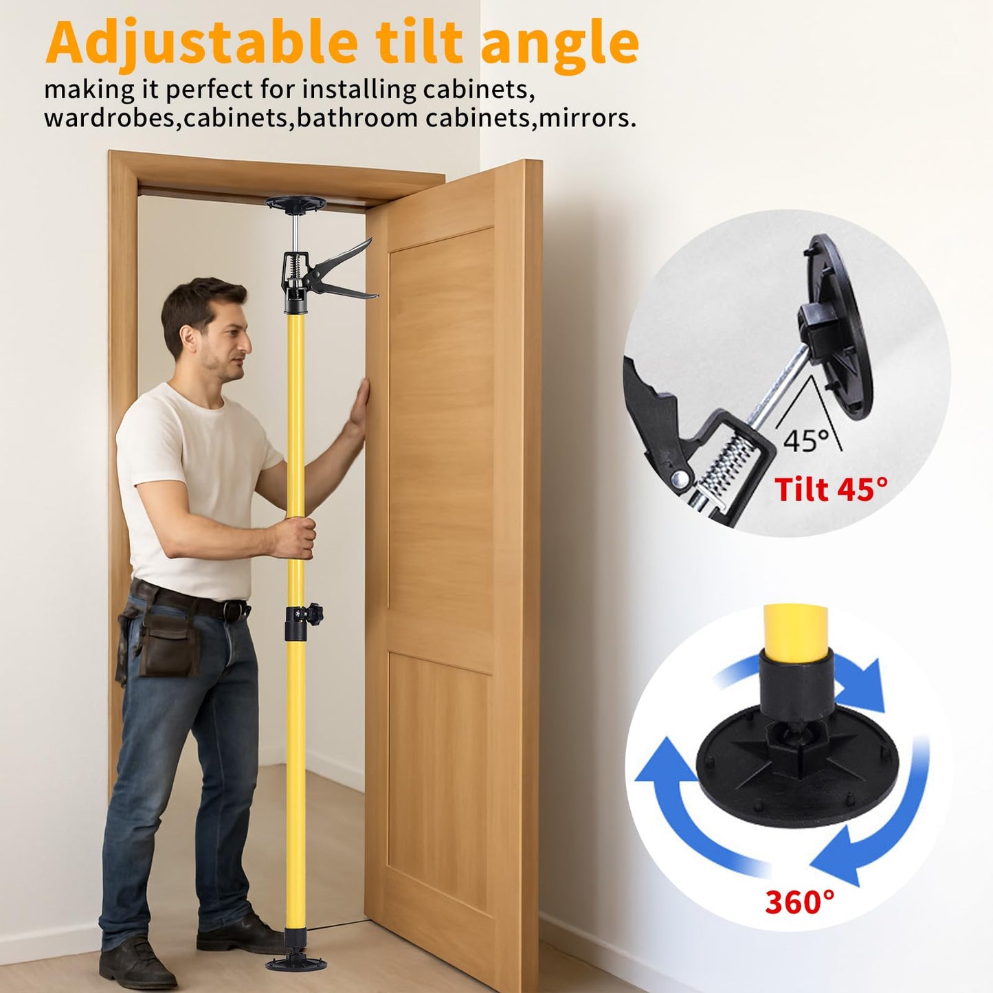 Suport telescopic VexNook HGGJ002-A0E0 50-115 cm set 2 buc