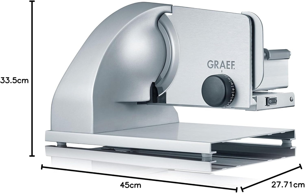 Feliator electric GRAEF SKS903EU din aluminiu anodizat, titan