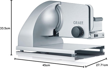 Feliator electric GRAEF SKS903EU din aluminiu anodizat, titan