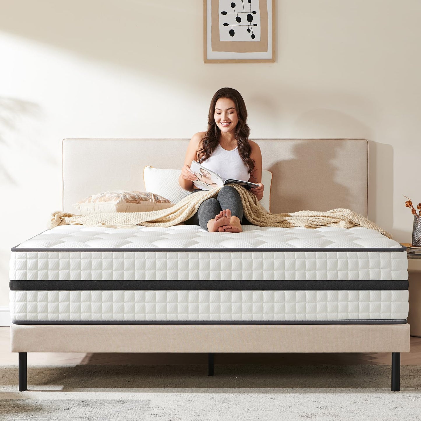 Saltea Twirest Colchon ortopedico de 7 zone 160x200 cm, 25 cm