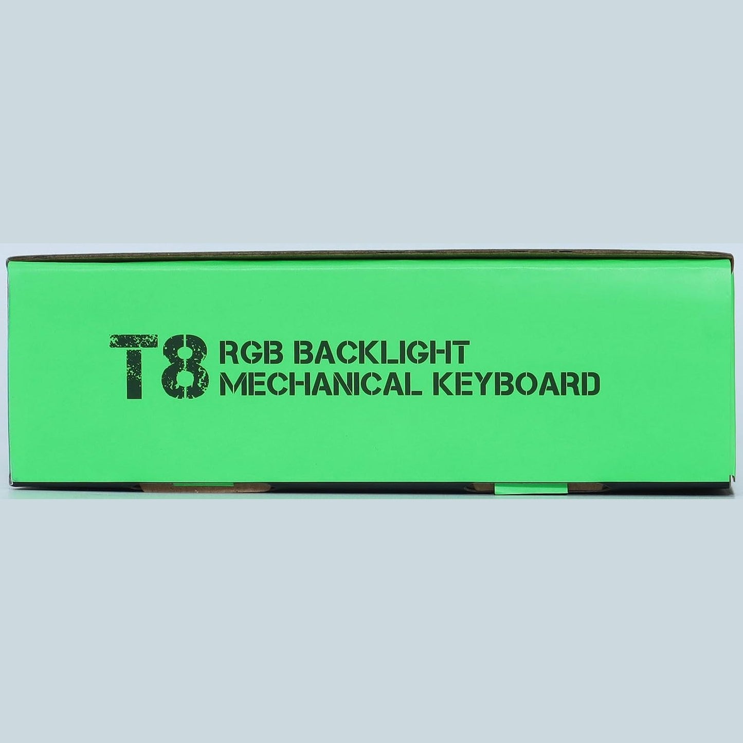 T8 60% Gaming Keyboard,68 Keys Compact Mini Wired Mechanical Keyboard with 18 Chroma RGB Backlit,Blue Switch,USB C Coiled Keyboard Cable,for PC,Laptop,Mac,PS4,Xbox-Dark Grey