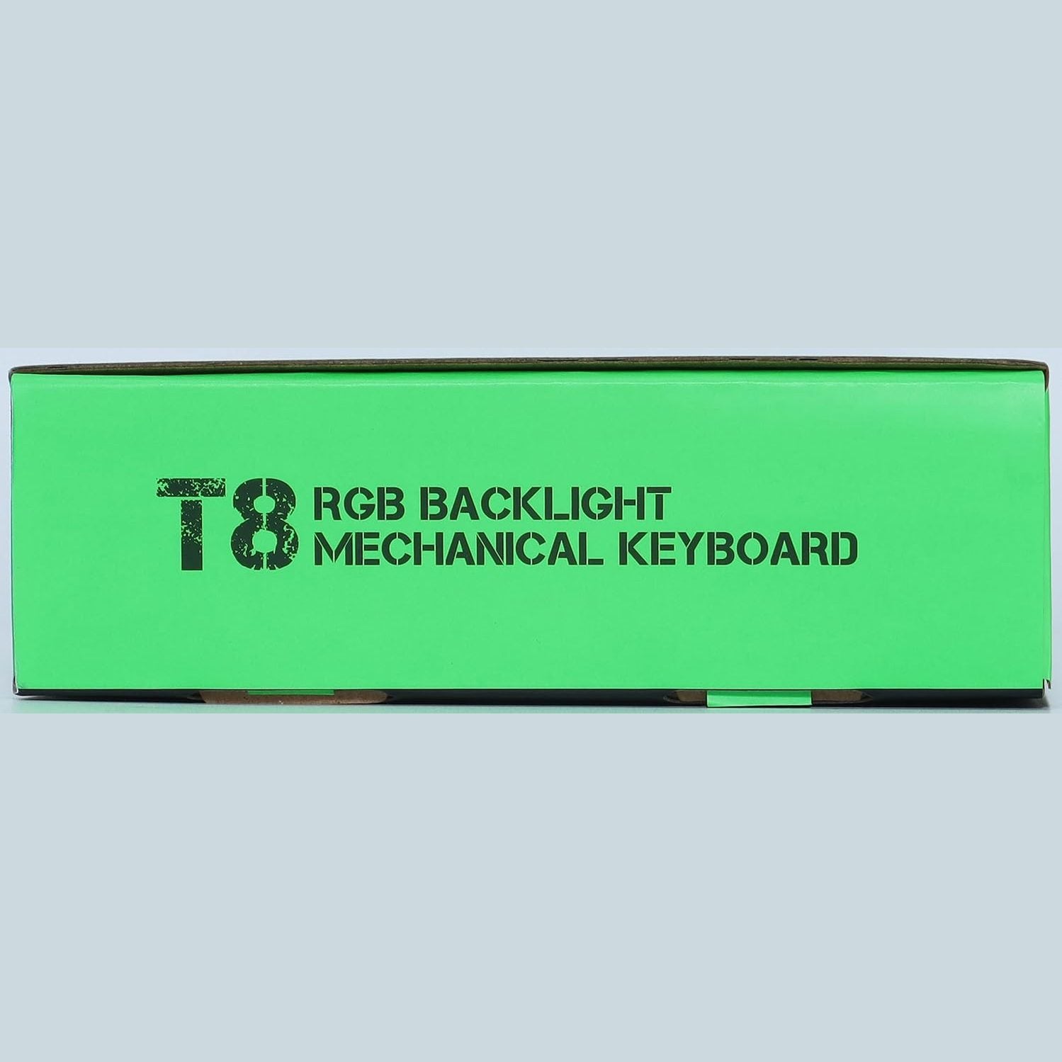 T8 60% Gaming Keyboard,68 Keys Compact Mini Wired Mechanical Keyboard with 18 Chroma RGB Backlit,Blue Switch,USB C Coiled Keyboard Cable,for PC,Laptop,Mac,PS4,Xbox-Dark Grey