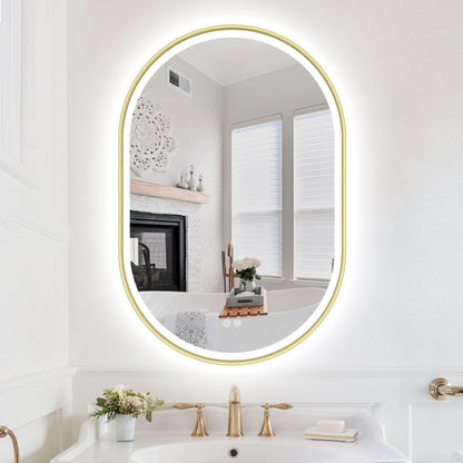 Oglinda baie Sbagno 100x60 cm LED anti-aburire