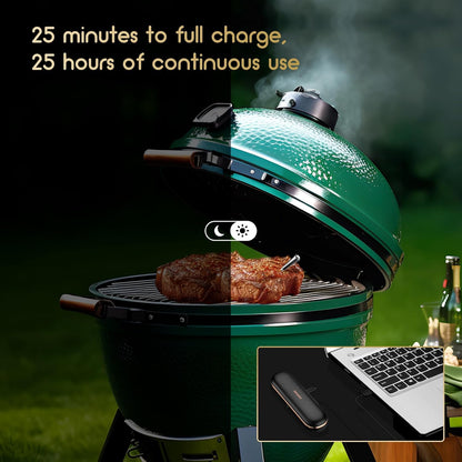INKBIRD INT-11P-B Wireless Meat Thermometer 91m/300ft Range, Bluetooth Meat Thermometer Probe for Air Fryers Cooking, with Smart APP for Oven Grill Kitchen BBQ Smoker