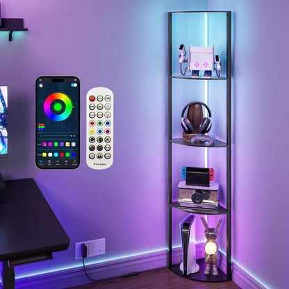 Lampa podea JACKYLED 4-Tier RGB 16 milioane culori control app