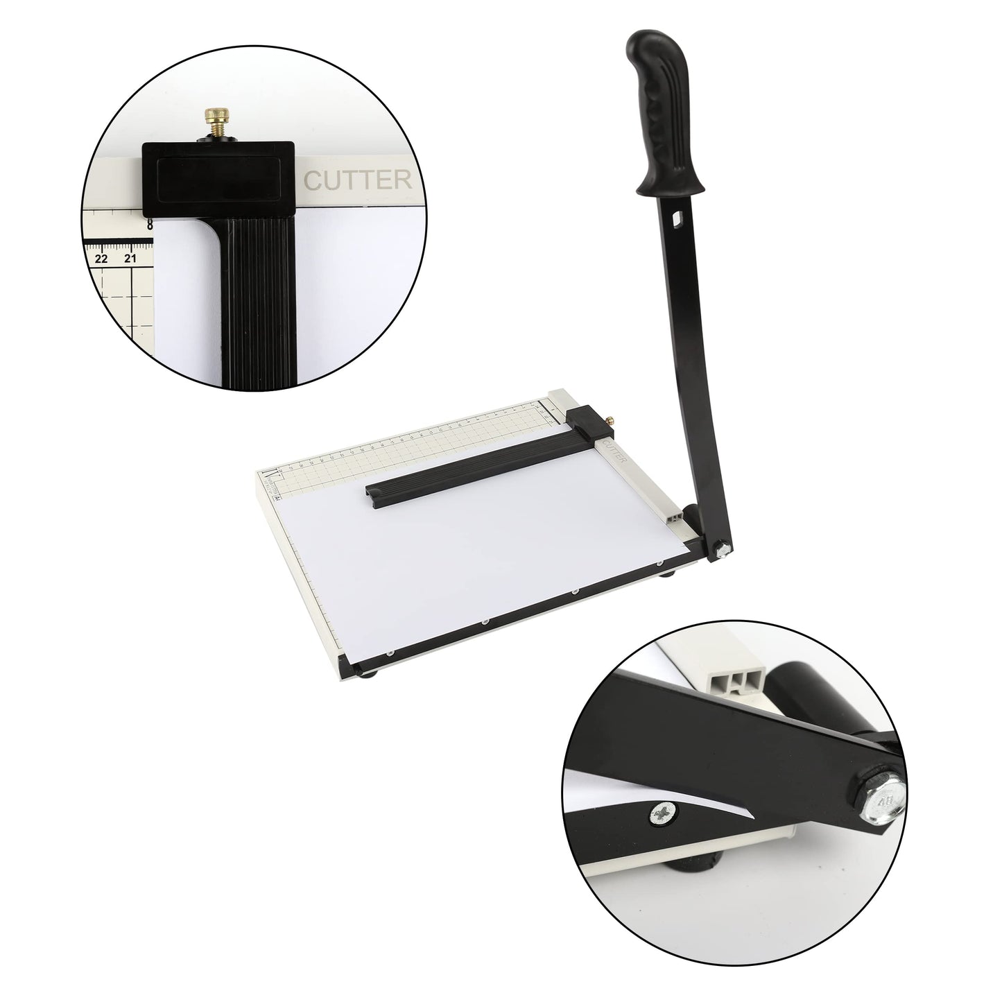Taietor hartie H HANSEL HOME A4 Baza metalica 12 coli