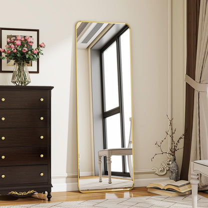Oglinda Koonmi Full Length 52x161 cm cu rama aluminiu negru