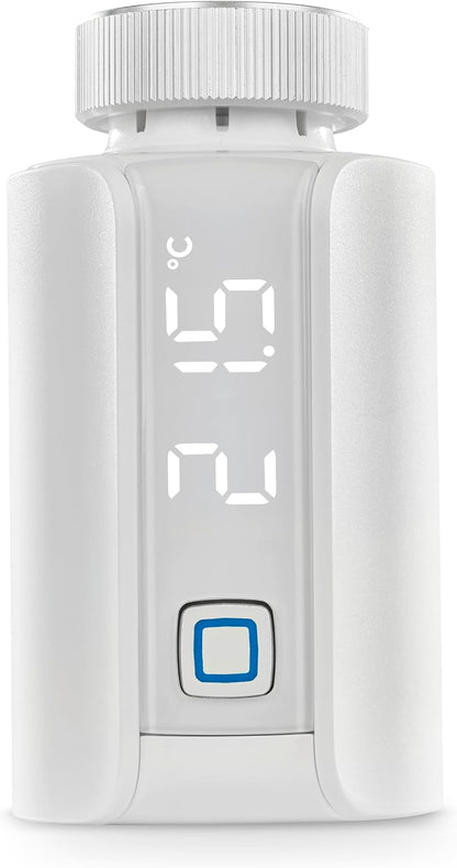 Termostat inteligent pentru calorifer Homematic IP Evo cu control prin aplicatie si comanda vocala