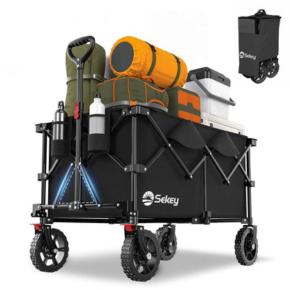 Carucior pliabil Sekey XXL Plus 200 L, 200 kg, roti off-road