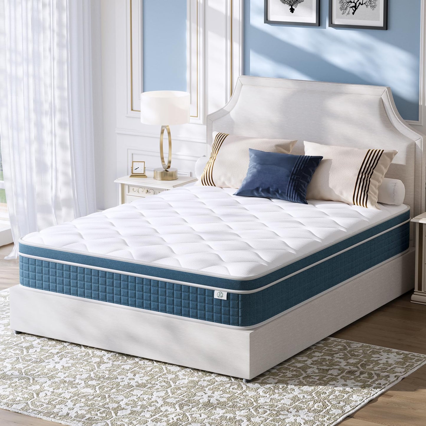 Saltea cu arcuri individuale Koorlian 140x200 cm 7 Zone Fermitate Medie H3