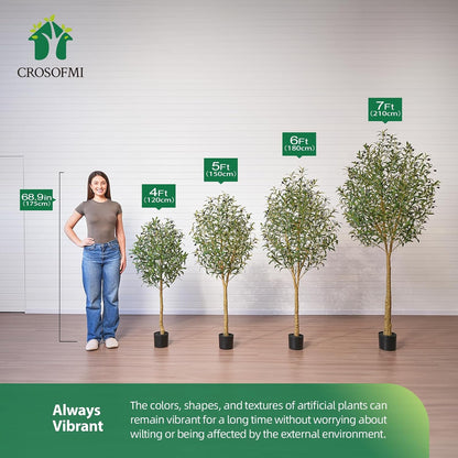 Planta artificiala de maslin CROSOFMI 150 cm, marimea selectata 381 cm