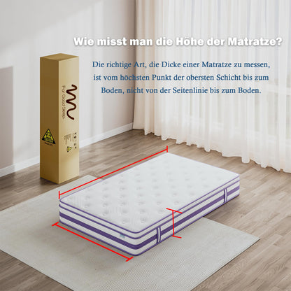 Saltea Moziel H3 120x200 cm Hybrid Pocket Spring 30 cm