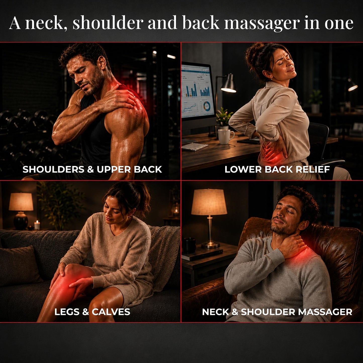 Masajer gat Essy YC-303D Shiatsu cu incalzire si 3 viteze