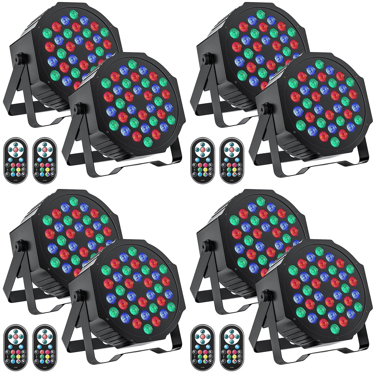 Spot LED Disco 72W RGB 36 LED cu telecomanda DMX