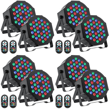 Spot LED Disco 72W RGB 36 LED cu telecomanda DMX