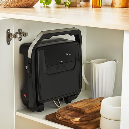 Grill de contact si panini Tefal Inicio Classic 2 in 1, 2000 W, negru