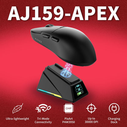 Mouse Gaming AJAZZ 88g, 8000Hz