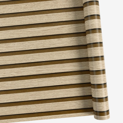 Tapet autoadeziv Abyssaly Wood Panel Wallpaper 90x300 cm impermeabil