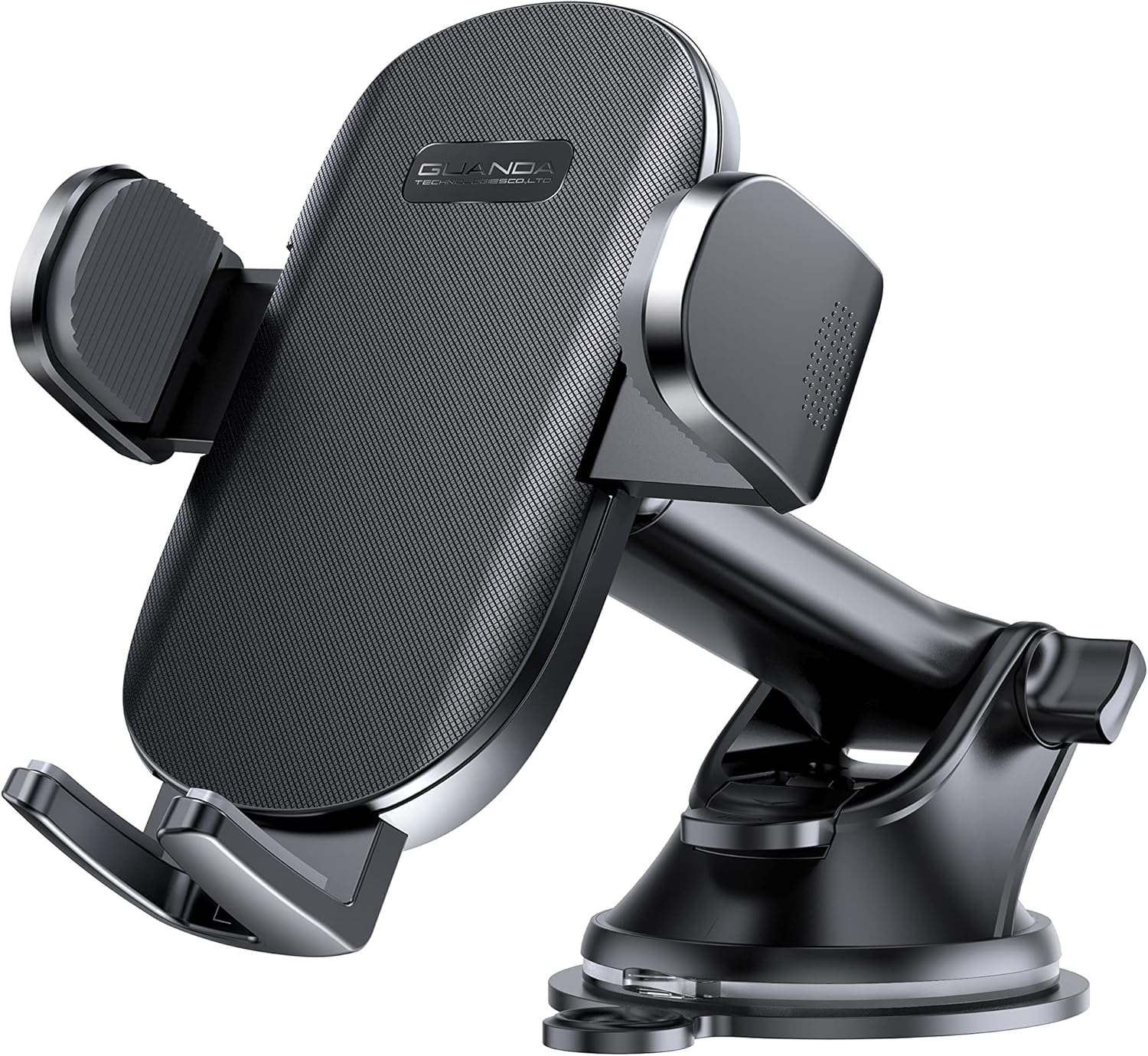 Universal Car Phone Holder Mount for Dashboard Windshield, Military Hands-Free Cell Phone Stand Automobile Cradles Truck Accessories Fit for All iPhone Android Smartphones