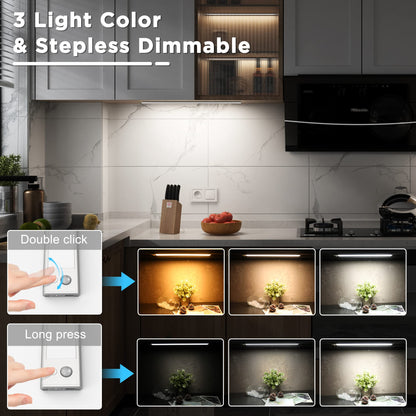 Lampa cabinet SOAIY 80 cm LED cu senzor miscare 6600mAh