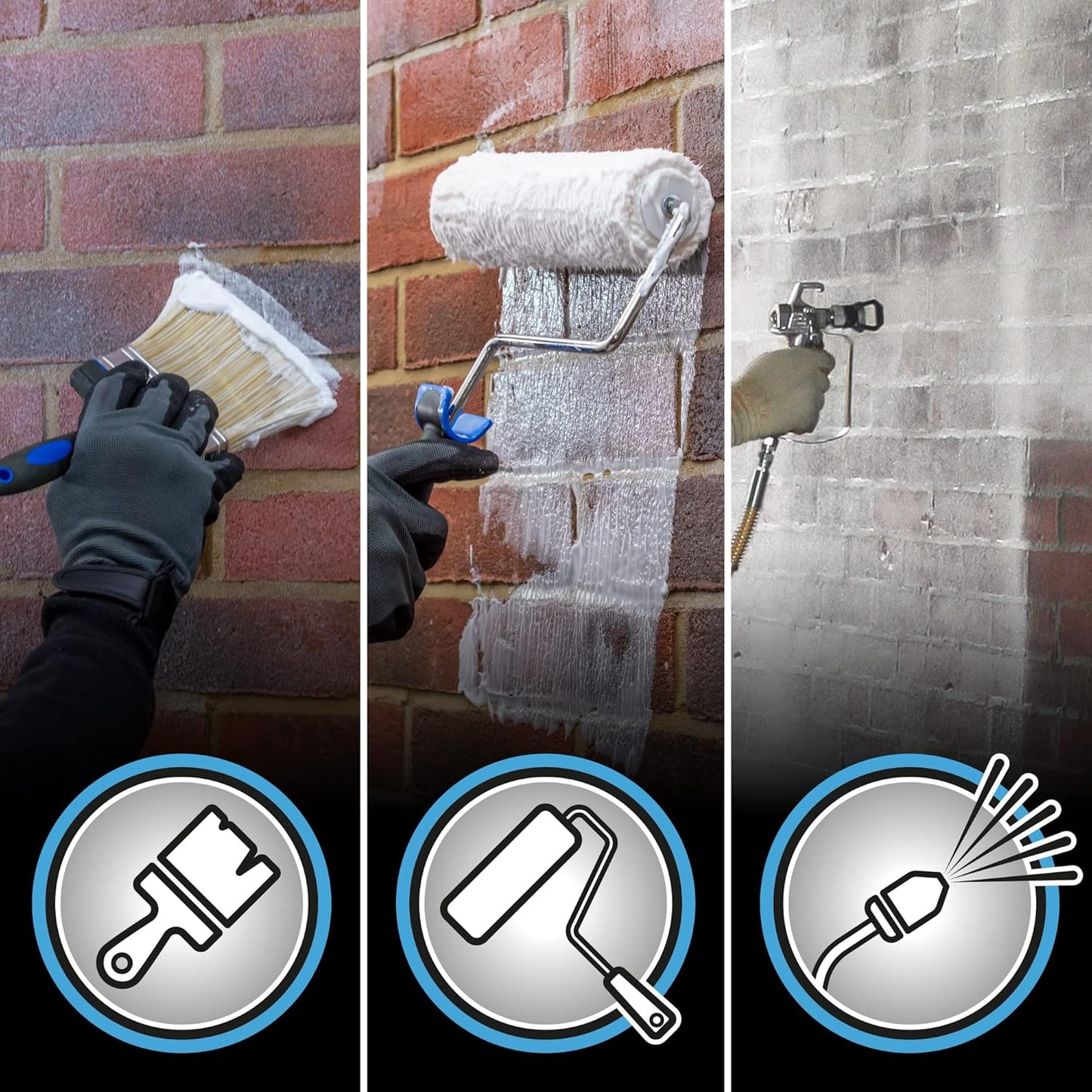 Stormdry Masonry Waterproofing Cream (3 Litre) 25 Year BBA Approved Exterior Brick Sealer. Breathable, Colourless Brick, Concrete, Stone, Mortar, Sandstone & Granite Waterproofer