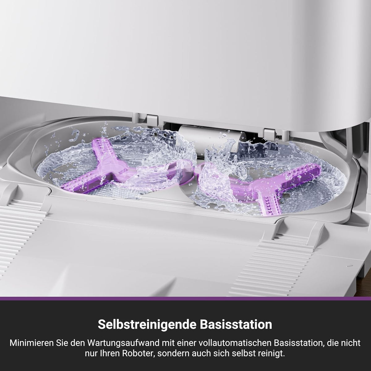 Aspirator robot EUREKA J15 Pro Ultra cu mop, statie all-in-one si aspirare 16200 Pa, alb