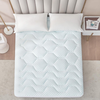 Topper saltea EHEYCIGA Gel 90 x 190 cm memory foam racoritor
