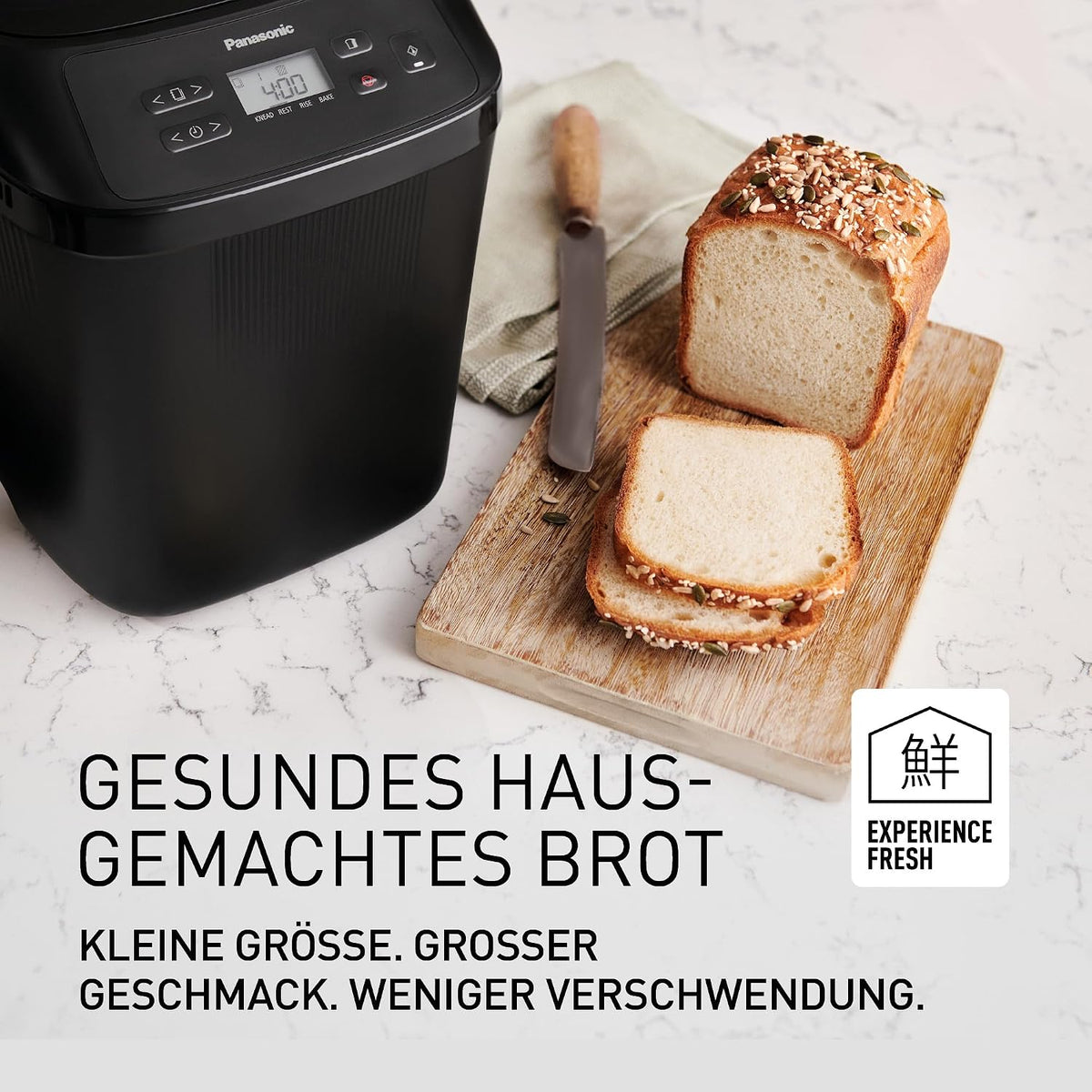 Masina de facut paine Panasonic SD-PN100KXC compacta cu 18 programe fara gluten