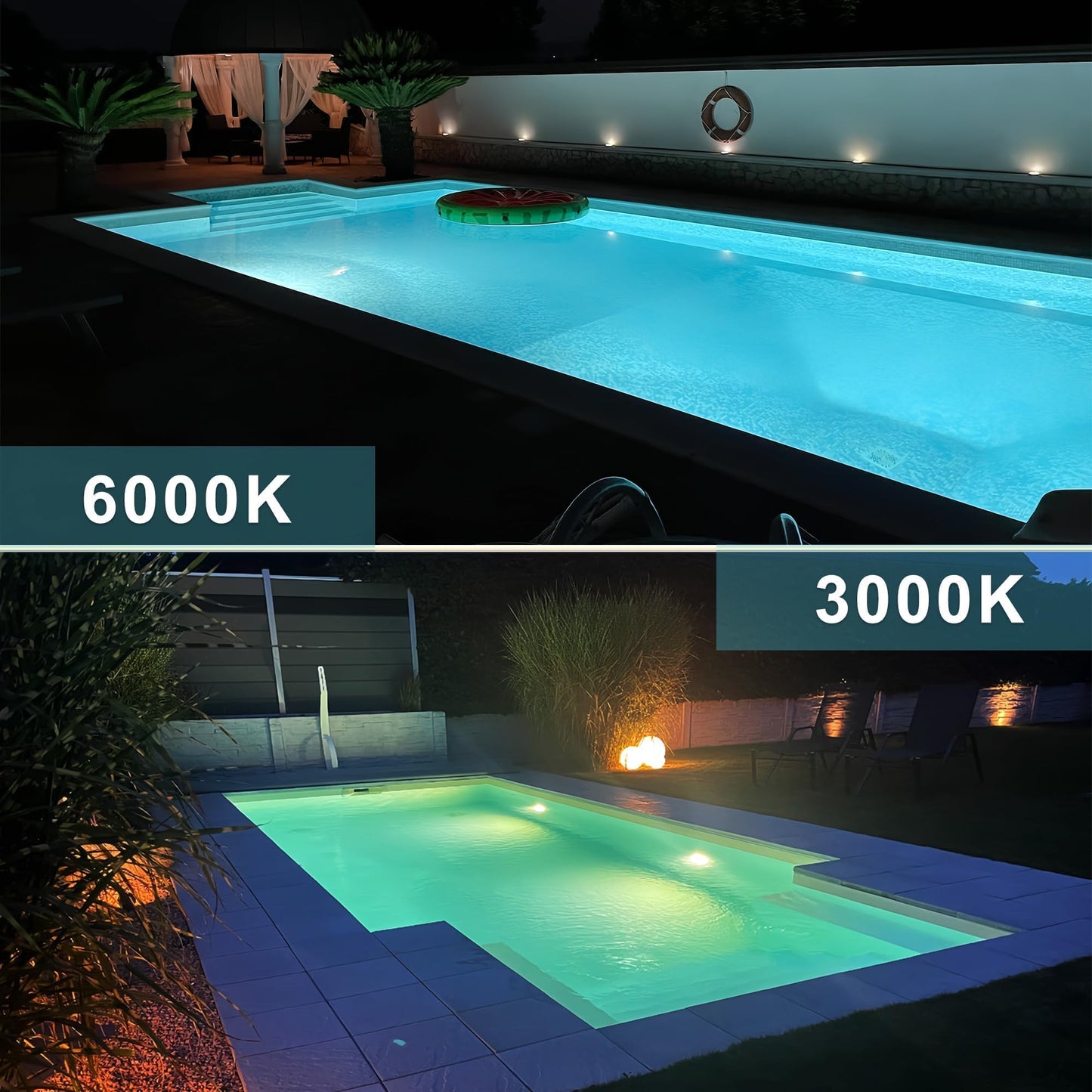 Lampa piscina LyLmLe LED 35W 3500lm 12V ACDC IP68