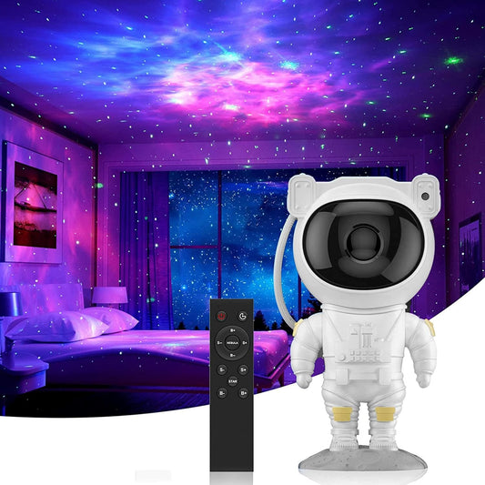 SWIFTVEIN Astronaut LED Starry Sky Projector, Galaxy Light with Remote Control and Timer, Star Projector Kids and Adults, Smart Star Projector White