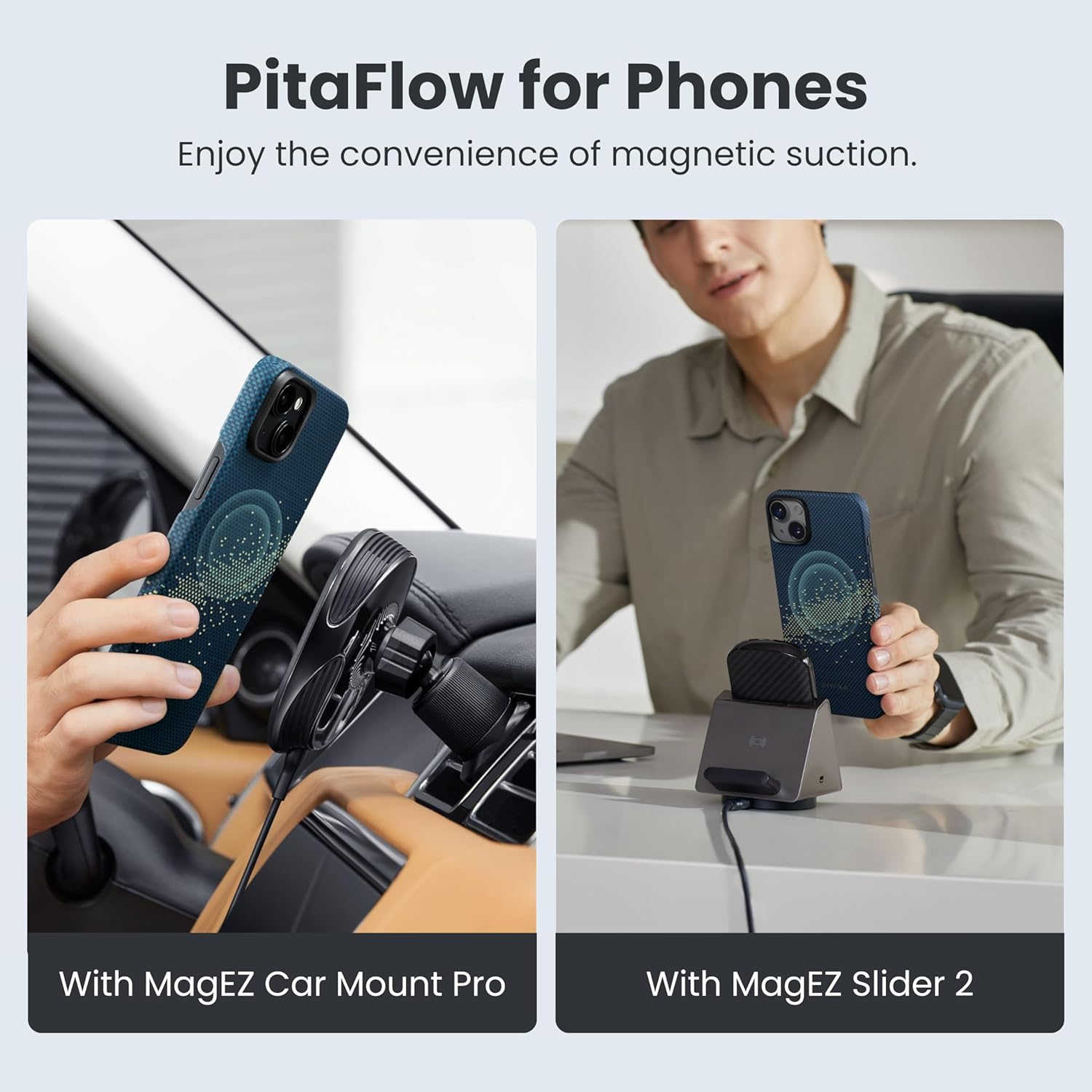 PITAKA Case Compatible with iPhone 15 Plus Aramid Fibre Ultra Thin Magnetic Protective Case with 3D Texture Feel Scratch-Resistant [MagEZ Case 4] Milky Way Galaxy
