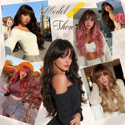 Peruca Sofeiyan Wavy Long Ombre Blonde 60 cm rezistenta la caldura