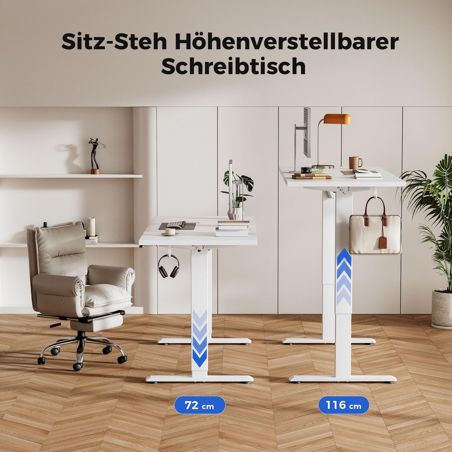 Birou Agilestic DJ Electric 140x60 cm reglabil electric anti-coliziune